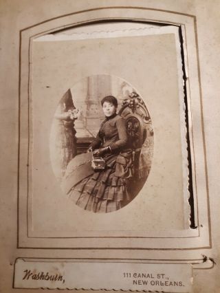 African American Tintypes Photo Album Of Family Orleans Rare