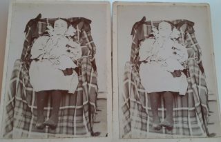 2 Memento Mori Mourning Cabinet Card Victorian Photos Post Mortem Of Girl