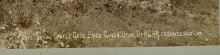 c1870s UTAH 2 Large Albumen Photos by MORMON Pioneer CHARLES ROSCOE SAVAGE DRGRR 2