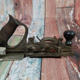 Vtg Stanley No.  45 Combination Plow Plane Woodworking Tool Includes 1 Cutter