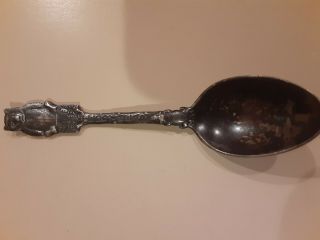Vintage Sterling Silver Souvenir Spoon Figural Teddy Bear