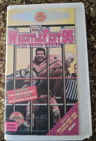 Wwf Wrestlefest 95 1995 Vhs Coliseum Video Tape Wwe Vintage Pro Wrestling