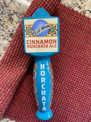 Blue Moon Cinnamon Horchata Ale Beer Tap Handle