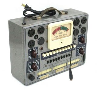 Vintage Jackson 715 Dynamic Tube Tester 115v Jackson Electrical Instrument Co