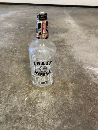 The Crazy Horse Malt Liquor Dakota Hills Ltd.  40 Ounce Vintage Bottle