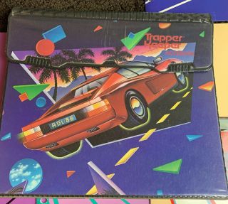 Vintage Mead Trapper Keeper Notebook with 4 Classic Car Folders Sports Car 2