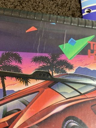 Vintage Mead Trapper Keeper Notebook with 4 Classic Car Folders Sports Car 3