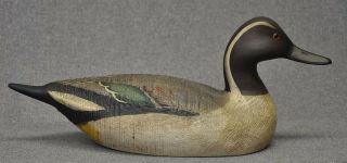 Wood Pintail Drake Hunting Decoy Duck Decoy Decoys Wmw Glass Eyes 1