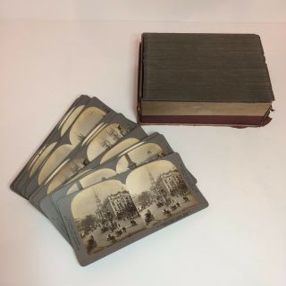 Stereo - Travel Co.  Stereoview Images - England - Complete 1 - 100 With Box