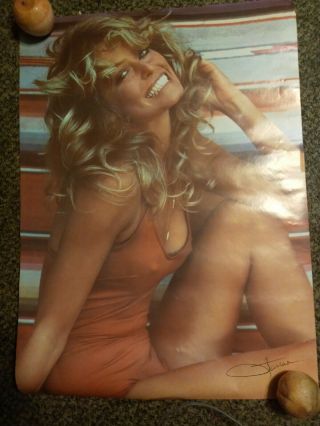 Vintage Iconic 1976 Farrah Fawcett Swimsuit Pro Arts Poster Cl 14 - 507