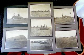 Photos Horse Hay Harvest Crew Sickles Sulky Forks Lifts Stack Ranch Farm Montana