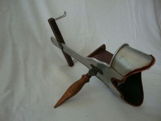 ANTIQUE 1895 WOODEN & METAL SOUVENIR STEREOSCOPE VIEWER BY H C WHITE & CO USA 3
