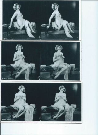 EXHIBIT SUPPLY CO.  COIN - OP STEREOVIEW 15 CARD SET Risque 2