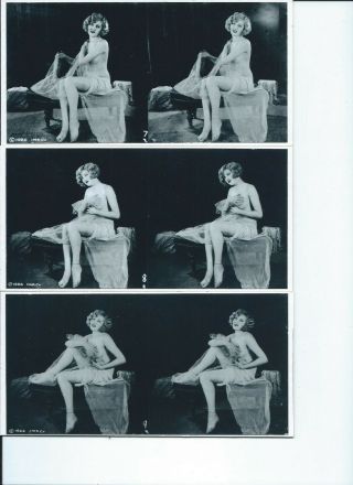 EXHIBIT SUPPLY CO.  COIN - OP STEREOVIEW 15 CARD SET Risque 3
