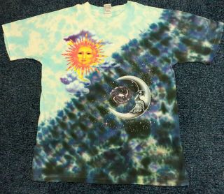 True Vintage 1995 Sun Moon Double Sided Ammy Schatz T Shirt Xl Not Fade Away (b)