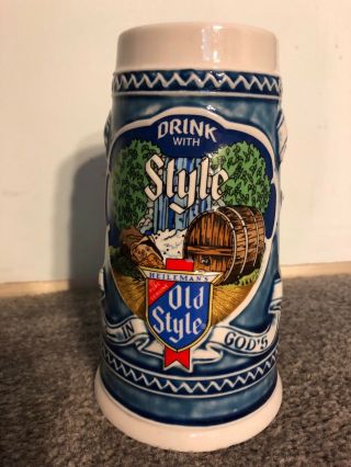 Old Style Beer Stein - Exclusively Handcrafted For Heileman Brewery 1982