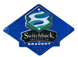 Switchback Beer Brewery Vermont Craft Beer Tin Metal Tacker Sign 22x16 F/s