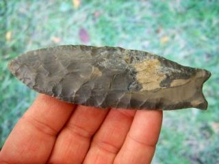 Fine 4 7/16 inch Kentucky Cumberland Point with Arrowheads Artifacts 3