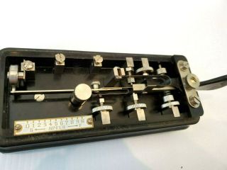 Vintage Midland Bk - 100 Semi - Automatic Straight Lever Telegraph Ham Key Keyer
