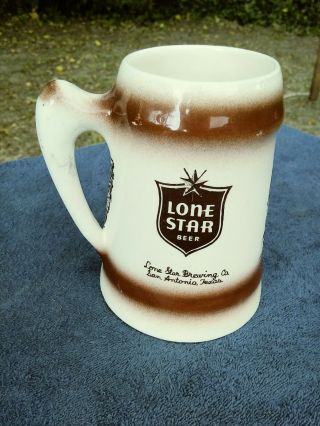 Vintage Lone Star Beer Lone Star Brewing Co Buckhorn Hall Of Horns 6 " Mug