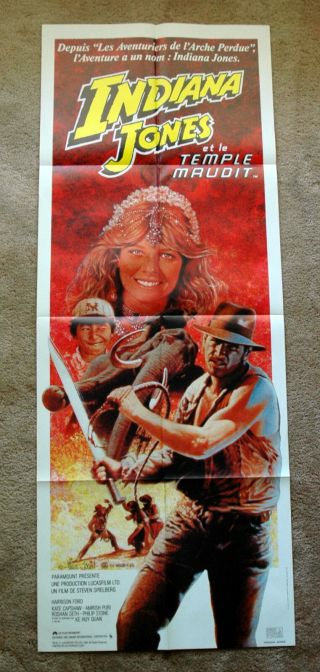 Vintage - Indiana Jones - Temple Of Doom Movie Poster 1sh Film