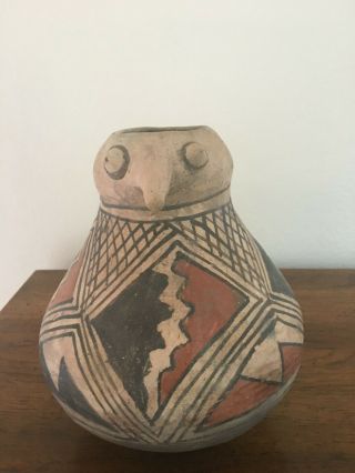 Juan Quezada/mata Ortiz Rare Early Effigy Vessel Mexican Pottery