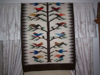 Navajo " Tree Of Life " Rug