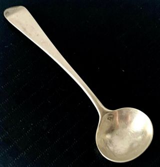 Antique Georgian Solid Silver Ladle Condiment / Sauce / Mustard Spoon