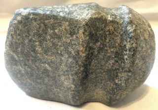 Native American 3/4 " Grooved Stone Axe Se Iowa Indian Camp Field Find