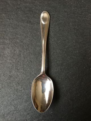 Antique Solid Sterling Silver Art Deco Style Coffee Spoon 12g Teaspoon 1922