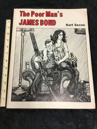 Poor Man’s James Bond 1972 Kurt Saxon Sc Good Unique Vintage Pub Pocket Survival