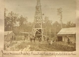 James ' s Harmonial Oil Wells Pleasantville PA by John Mather 1860s 7 