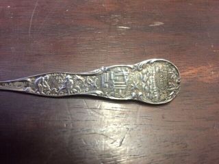 Vintage Sterling Silver Souvenir Demitasse Spoon Pike ' s Peak Denver 2