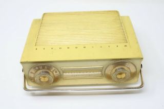 Vintage Westinghouse Cordless Transistor Portable Radio Mid Century Deco - As - Is