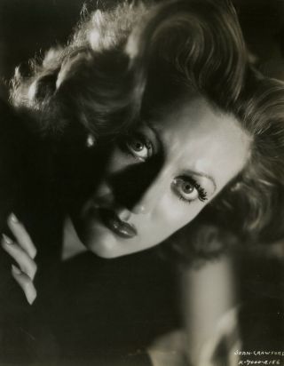 Joan Crawford 1932 Striking High Drama Glamour Keybook Still Photograph