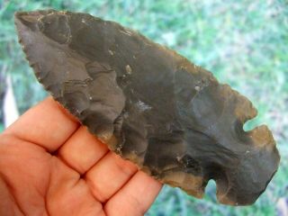 Fine 5 1/16 Inch Kentucky Dovetail Point With Arrowheads Artifacts