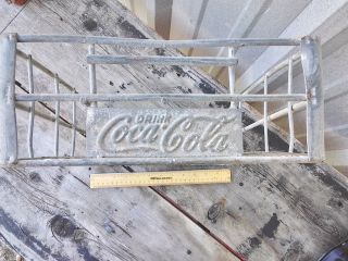 Vintage Metal Coca Cola 24 Bottle Metal Wire Carrier Crate Coca - Cola Coke