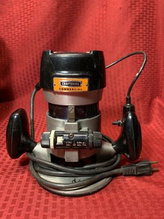 Vintage Sears Craftsman Commercial Router 2500 Rpm 315.  17380 Made In Usa