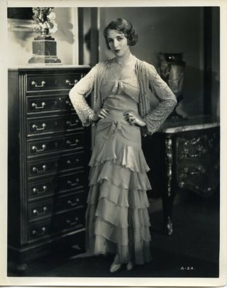 Bebe Daniels Vintage 1920s Pre Code Art Deco Flapper Stamped Photograph