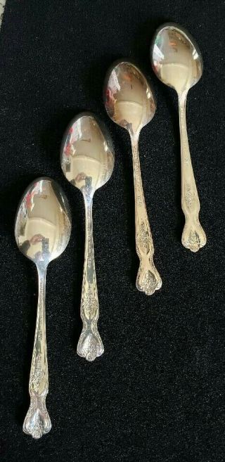 4 Tablespoons Rogers Silverplate Grand Elegance/ Southern Manor