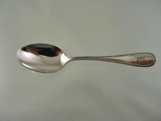 Bead Or Beaded Demitasse Sterling Spoon By Birks " R "