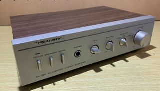 Vintage Realistic SA - 150 Integrated Stereo Amplifier.  Model 31 - 1955 3