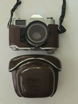 Vintage Kodak Retina Reflex Iv Camera W Xenon 1.  9 - 50 Mm Schneider Lens & Case