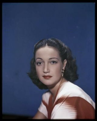 Dorothy Lamour Striking Color Glamour Portrait Vintage 8x10 Inter - Negative