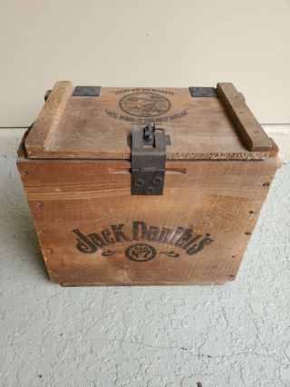 Vintage Jack Daniels No 7 Wood Wooden Box