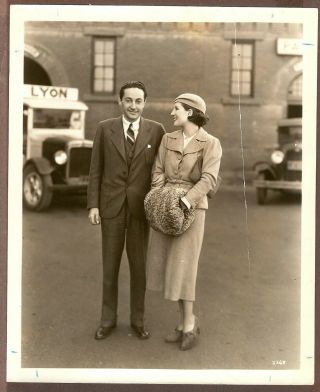 1932 Press Photo Actress Norma Shearer With Husband Irving Thalberg,  Producer
