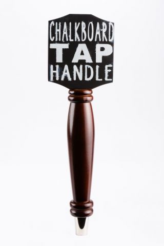 Dark Wood Chalkboard Beer Tap Handle