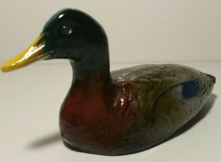 Vintage Cast Iron Mallard Duck Hunter Bottle Opener Scott Products,  Nj
