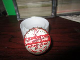 Bohemian Maid - Canadian Cork Beer Bottle Cap - Canada Crown 