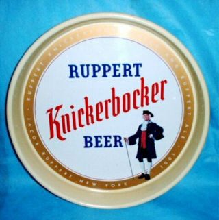 Ruppert Knickerbocker Beer Tray York